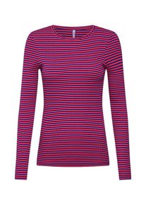 Only, Damen Shirt 'TINA', Navy / Pink