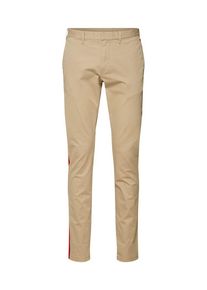 Tommy Hilfiger, Herren STRIPE TAPE CHINO 'LEWIS HAMILTON', Beige / Hellrot
