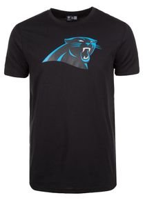 New Era, Herren 'NFL Carolina Panthers' Logo T-Shirt , Schwarz