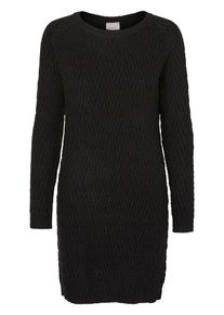 V&eacute;ro Moda VERO MODA, Damen Lang&auml;rmeliges Strickkleid, Schwarz