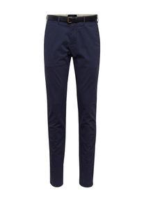 Scotch & Soda SCOTCH & SODA, Herren Hose 'Stuart in peached twill with belt', Dunkelblau