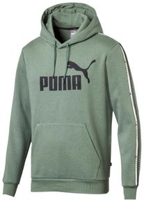 Puma, Herren Hoodie 'ELEVATED ESS', Hellgrün / Schwarz