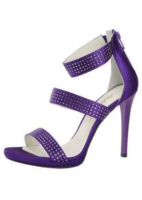 Andrea Conti, Damen Sandalette, Dunkellila