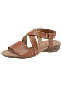 Gabor, Damen Riemchensandale, Cognac