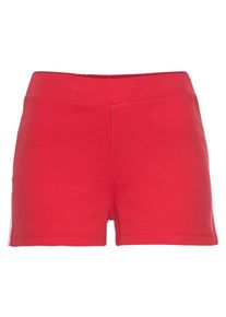 AJC, Damen Shorts, Rot / Wei&szlig;