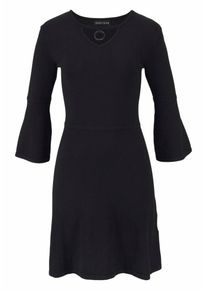 Melrose, Damen Strickkleid, Schwarz