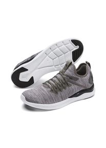 Puma, Herren Sneaker 'Ignite Flash Evoknit', Schlammfarben / Dunkelgrau / Schwarz