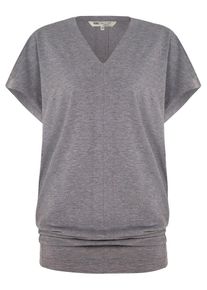 YOGISTAR.COM, Damen Yogi-tee "freedom", Graumeliert