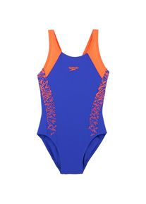 Speedo, Mädchen Badeanzug, Blau / Orange