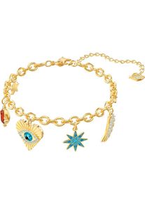 Swarovski, Damen Armband 'Lucky Goddess 5461796', Blau / Gold / Rot