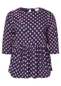JUNAROSE, Damen Bluse, Navy / Pink