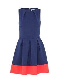Closet London, Damen Cocktailkleid, Navy / Rot