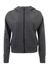 Under Armour, Damen Kapuzenjacke 'BETTER EUROPE', Dunkelgrau / Wei&szlig;
