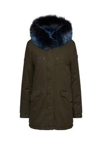 Superdry, Damen Parka, Blau / Türkis / Khaki