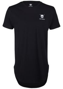 TUFFSKULL, Herren TUFFSKULL Longshirt, Schwarz