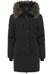 Superdry, Damen Parka 'ROOKIE DOWN', Schwarz