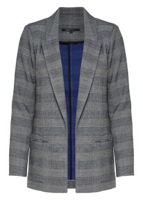Only, Damen Blazer, Blau / Dunkelgrau