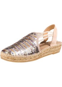Toni Pons, Damen Sandalen, Beige / Flieder / Orange / Silber