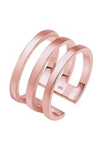 Elli, Damen Ring 'Geo', Rosegold