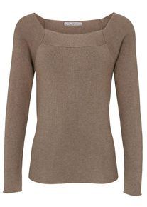 Heine, Damen Pullover, Taupe