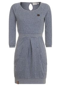 Naketano, Damen Kleid 'Dress The End', Taubenblau