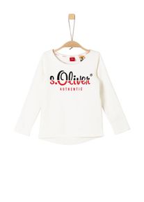 s.Oliver Junior, Mädchen Sweatshirt, Weiß