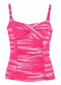 Sunseeker, Damen Tankini-Top 'Physical', Pink / Weiß
