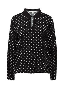 Tom Tailor Denim, Damen Bluse, Schwarz / Weiß