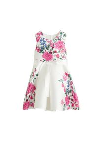 Mango Kids, Mädchen Kleid 'Dana-R', Blau / Grasgrün / Pink / Weiß