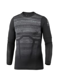 Reebok, Herren Shirt, Hellgrau / Schwarz