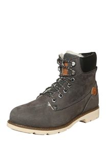 Dockers by Gerli, Damen Schn&uuml;rboot aus Rauleder, Grau