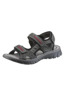 Rieker, Herren Sandale, Grau / Schwarz
