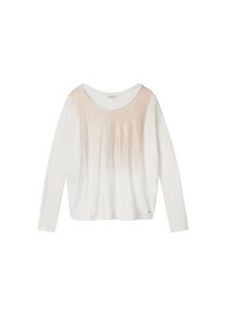 Sandwich, Damen Shirt, Altrosa / Naturweiß