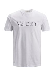 Jack & Jones JACK & JONES, Herren T-Shirt, Schwarz / Weiß