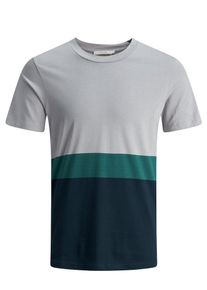 Jack & Jones JACK & JONES, Herren T-Shirt, Ultramarinblau / Grau / Smaragd