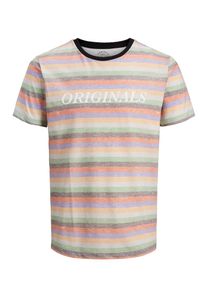 Jack & Jones JACK & JONES, Herren T-Shirt, Hellblau / Apfel / Altrosa
