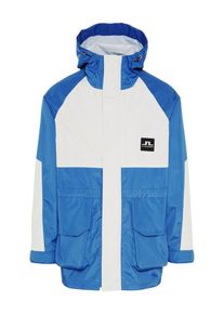 J. Lindeberg J.Lindeberg, Herren Jacke 'Leeward', Royalblau / Weiß