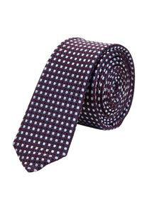 s.Oliver BLACK LABEL, Herren Krawatte, Hellblau / Dunkelblau / Rot