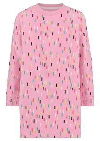 Noppies, Mädchen Kleid 'Pratt', Jade / Pink / Schwarz / Weiß