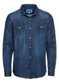 ABOUT YOU, Herren Jeanshemd 'Lennox', Blau