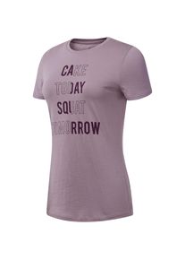 Reebok, Damen T-Shirt 'GS Cake Today', Aubergine / Helllila