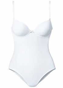 Lascana, Damen Push-up-Body für ein tolles Dekolleté, Perlweiß