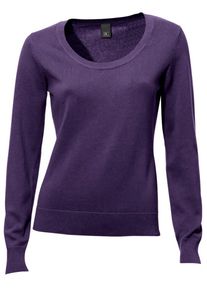 Heine, Damen Pullover, Pflaume