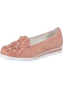 Gerry Weber, Damen Slipper 'Mia', Rosé / Weiß