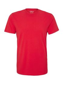 s.Oliver BLACK LABEL, Herren Shirt, Feuerrot