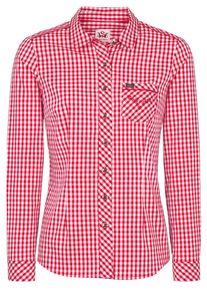Spieth & Wensky SPIETH & WENSKY, Damen Bluse 'Gerach', Rot / Weiß