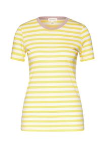 armedangels, Damen Shirt 'LIDAA BOLD STRIPES', Creme / Gelb