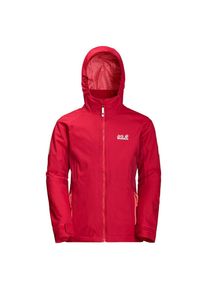 Jack Wolfskin, Mädchen 3-in-1-Funktionsjacke 'G GRIVLA 3IN1 JKT', Rot