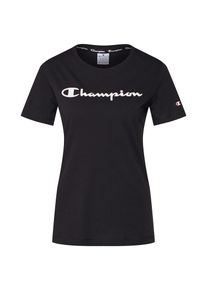 Champion Authentic Athletic Apparel, Damen T-Shirt, Schwarz / Wei&szlig;