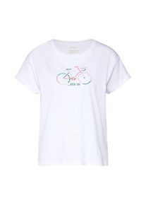 armedangels, Damen Shirt 'NELAA BIKE', Wei&szlig;